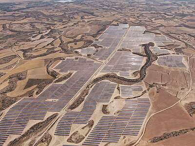 Parque solar ejemplar de Q ENERGY en España