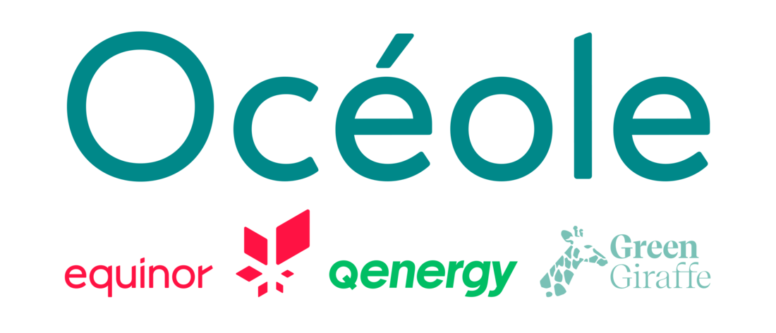 [Translate to English:] QEnergy Oceole Logo Offshore Flottant equinor Green Giraffe